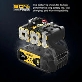 DeWALT 100% Original Battery 20V/ 6000mAh for DCB606 DCB205 DCB206 DCB209 DCB182 DeWALT Power Tool Fast Delivery by Air Freight