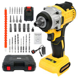 Cordless Impact Wrench 1/2" 20V Screwdriver Drill Tools Brushless Motor Torque 280 ft-lbs (380N.m) with 3.0Ah Battery Charger