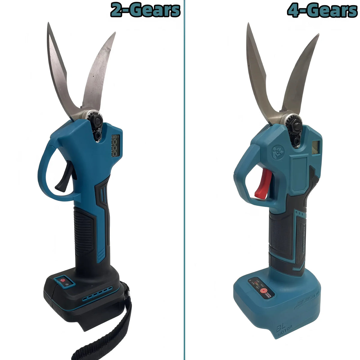 55MM Brushless Electric Scissors Cordless Pruning Shears Electric Branches Cutter Digital Display Tools For Makita 18V Battery