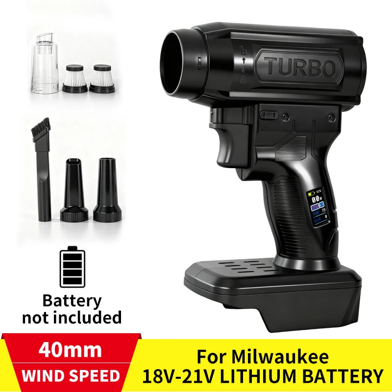 40 Car Violent Air Blower Powerful Handheld Turbo Jet Fan High Speed 40mm Brushless Motor Thrust Car Wash Air Gun Dryer Tools