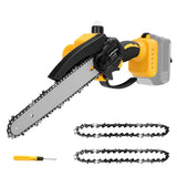 8 Inch Mini Electric Chainsaw Brushless Handheld Power Chain Saw for Tree Trimming Wood Cutting Fit for Dewalt 20V Battery Pin