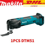 Makita DTM51 18V Cordless Multi-Tool | Variable Speed & Quick-Change System | Sanding, Cutting, Scraping | LXT Battery 18650