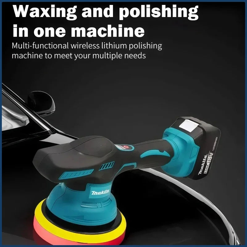 Makita 8 Gears Car Polisher Machine Cordless Electric Waxing Repairing Wireless Buffing Polisher For Makita 18V Battery
