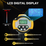 Cordless Heat Gun 300W 60℃-540℃ Fast Heating Soldering Hot Air Gun Handheld Electric Heat Gun for Dewalt 20V Battery Pin