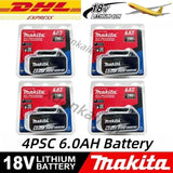 6Ah 100% Original Makita 18V Battery BL1860B Rechargeable Lithium-Ion Battery for Makita 18V Power Tools Replace the Battery.