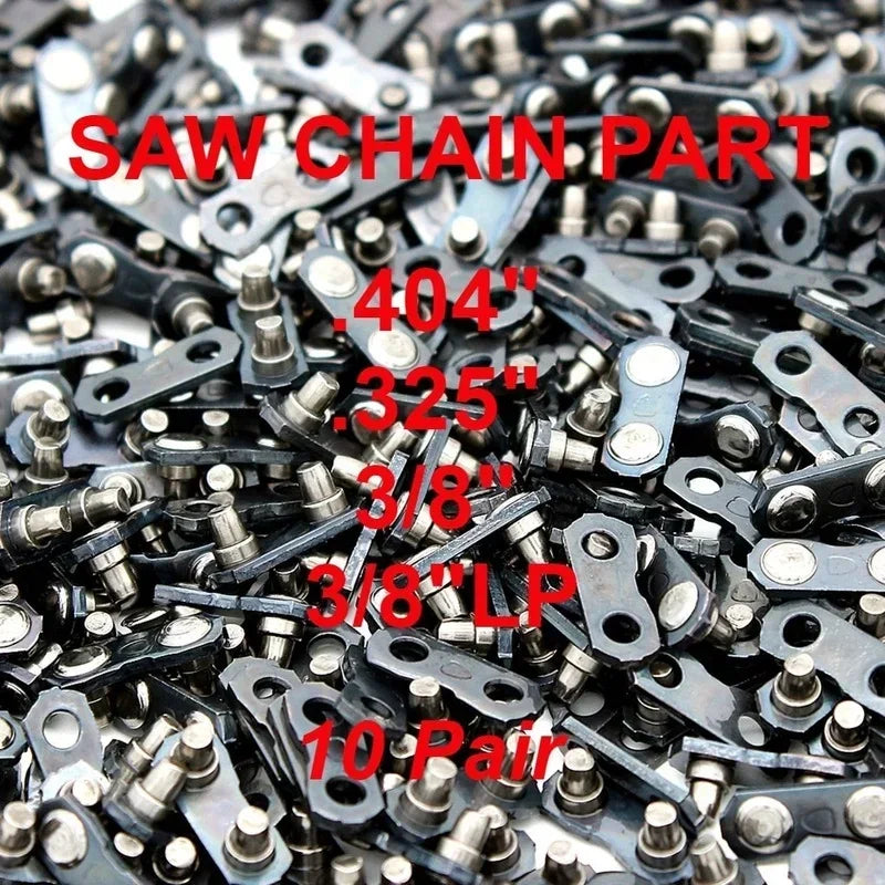 100pcs Stihl OREGON 0.404" 0.325" 3/8" 3/8"LP Pitch Chain Lock Connector Joining Links Tools Repair Kit For Electric Chainsaw