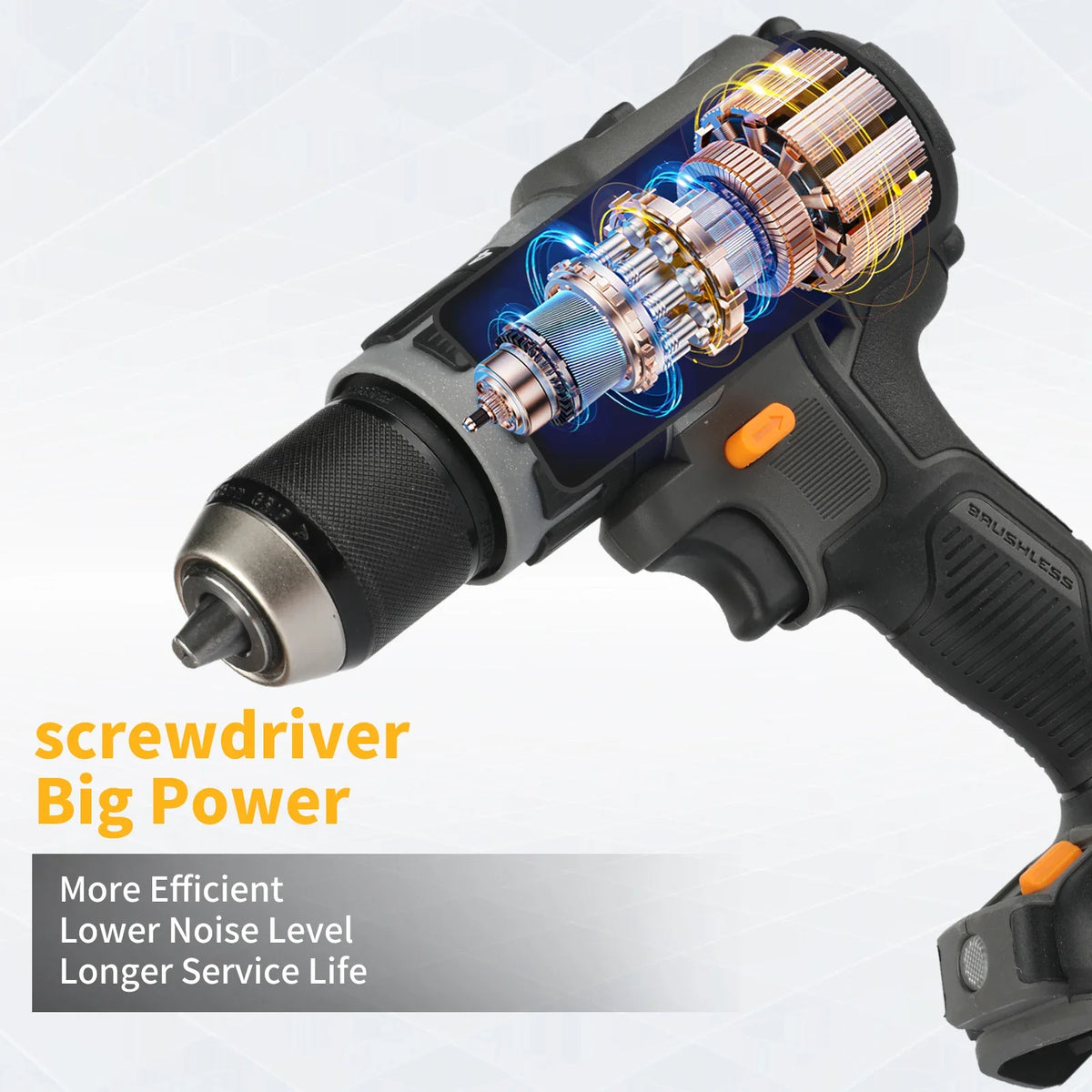 DeWALT DCD85M 20V Max Brushless Hammer Drill,90Nm Torque,0~2000RPM No-load Speed,0-34000BPM,Portable Drilling Tool