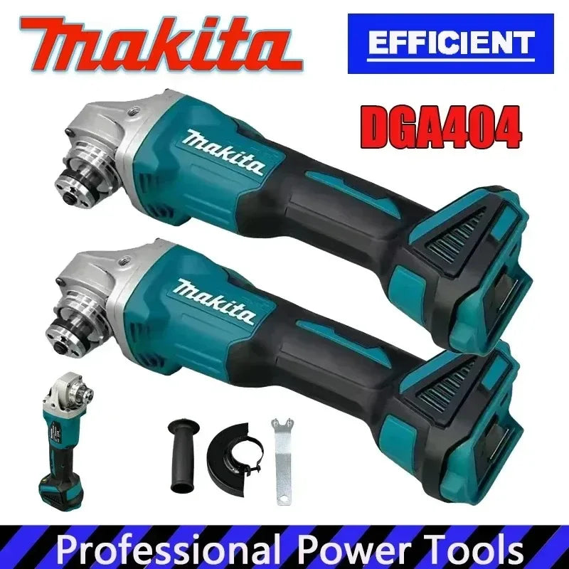 Makita 18V DGA404 Brushless Cordless Angle Grinder 100mm For Grinding Paint Off Metal Door Before Repainting Work
