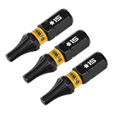 FlexTorq Insert Bit, L:1", PKG30, BitSize:T25