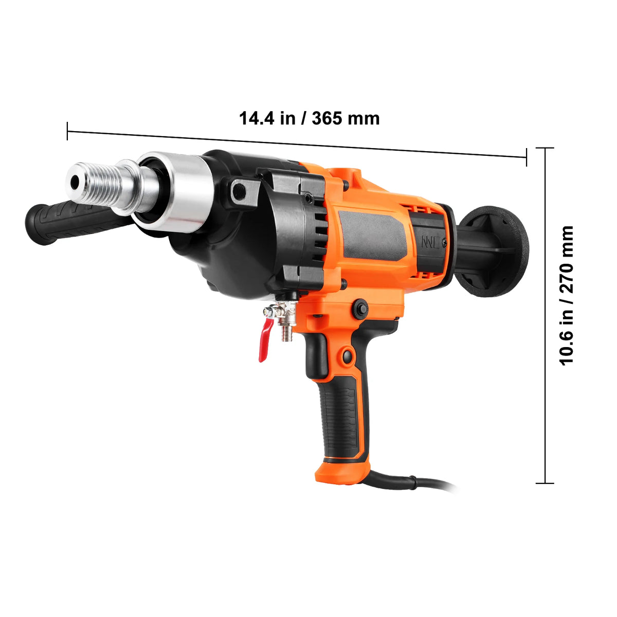 SucceBuy 2000W/2600W Handheld Core Drill Machine Drilling Diameter Wet&Dry Diamond Core Drill Rig Rugged Concrete Core Drill