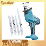 Cordless Reciprocating Saw For Makita 18V Battery Portable Electric Reciprocating Saw For Wood Metal Pipe Cutting Power Tool