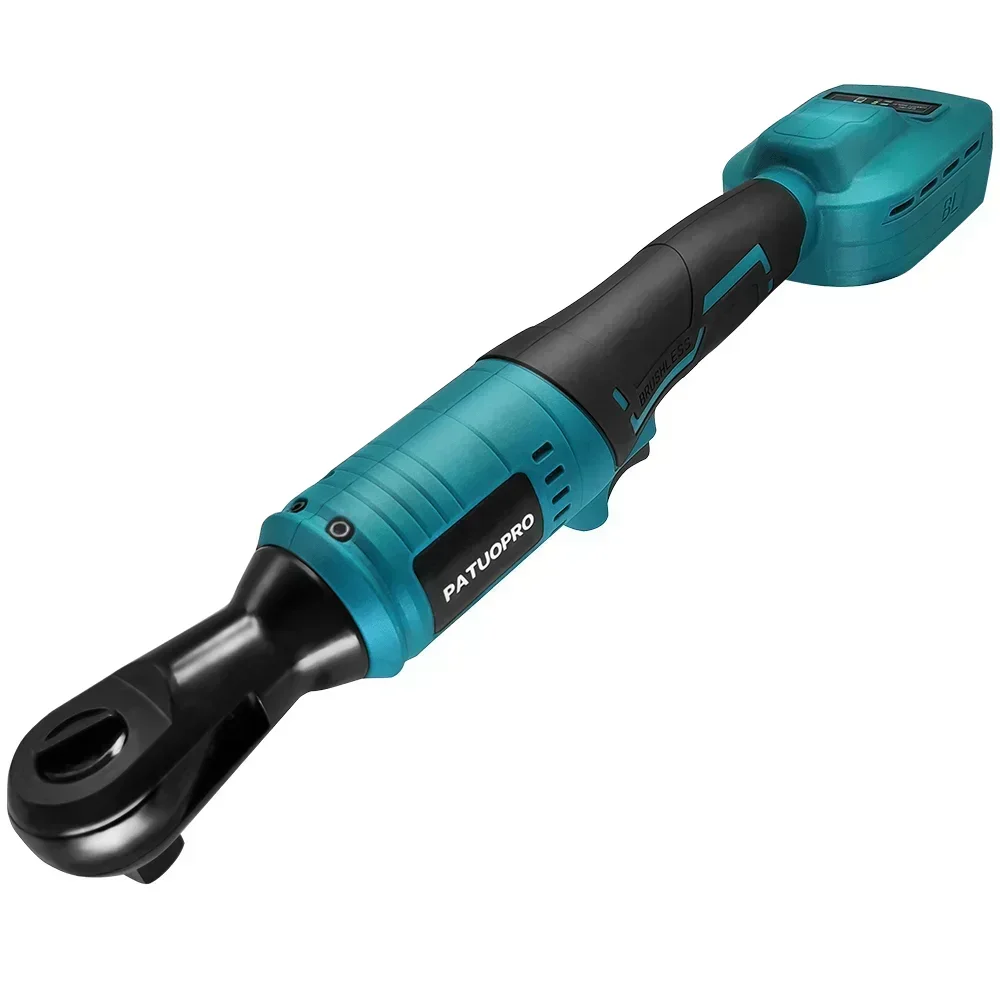 100N.m Brushless Electric Ratchet Wrench Cordless Wrench Removal Screw Nut Car Repair Tool For Makita 18V Battery(No Battery)