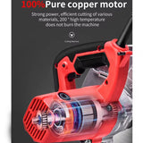 185mm Portable Cut Off Saw Mini Benchtop Cutting Machine All Copper Motor Precision Dial Multi-Angle Metal Wood Profile Cutter