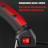 300W Hot Silicone Gun Red for 11mm Glue Sticks,AC Plug,High Power Industrial Hot Glue Gun Heat Temperature Electric Repair Tool