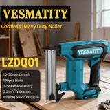 Cordless Nail Gun LZDQ01 Heavy Duty Nailer 100-Nail Capacity 10-30mm BL Motor for Woodworking Framing for 18V 20V Battery