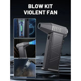 800,000RPM Air Blower New X9 Turbo Fan Upgrade Rechargeable Blower Brushless Turbo Fan Portable Dust Blower Electric Dryer
