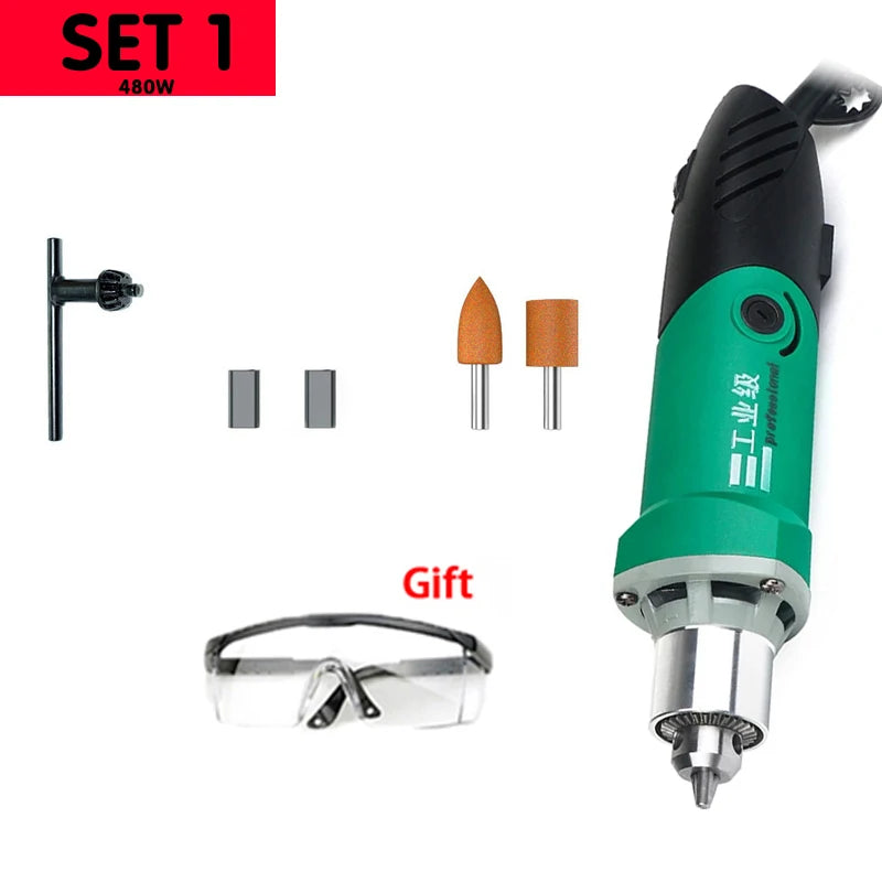 Dremel 260W/480W High-Power Engraver Electric Drill Engraving Rotary Tool Flexible Shaft 6-Position Variable Speed Polishing