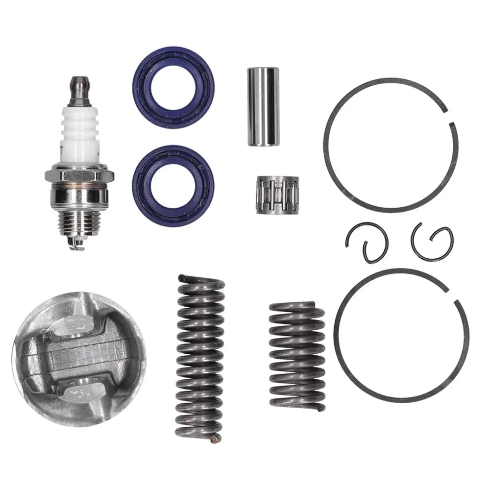 Grey Cylinder Piston Kit Metal Compact Chainsaw Piston Kit Easy to Install Piston Gasket Kit for Stihl MS211 MS 211C MS211C