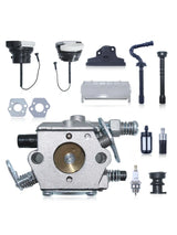 Carburetor Kit for STIHL 021,023,025 Chainsaw, Replacement Parts Carburetor Accessory Includes Gasket, Spark Plug, Fuel Cap