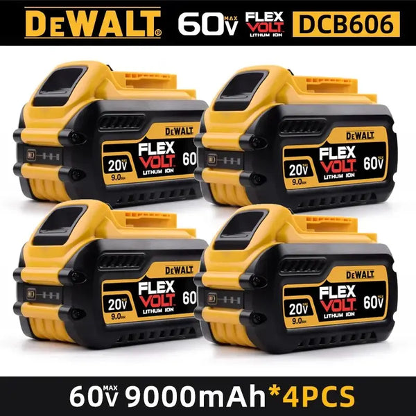 100% Genuine Dewalt 20V Battery 6Ah 9Ah Rechargeable Lithium Ion Battery, Dewalt DCB200 DCB206 Power Tool Replacement Battery