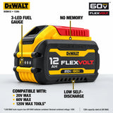 Genuine DEWALT FlexVolt Battery 20V/ 60V 12Ah Large Capacity Battery ,Compatible 18V/ 54V Battery For DCB612 DCB609 DCB606