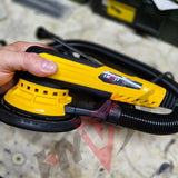 HYVST 6" 5.0mm/2.5mm Multi-function Automotive Brushless Random Electric Orbital Sander Variable Speed Car Sanding Machine