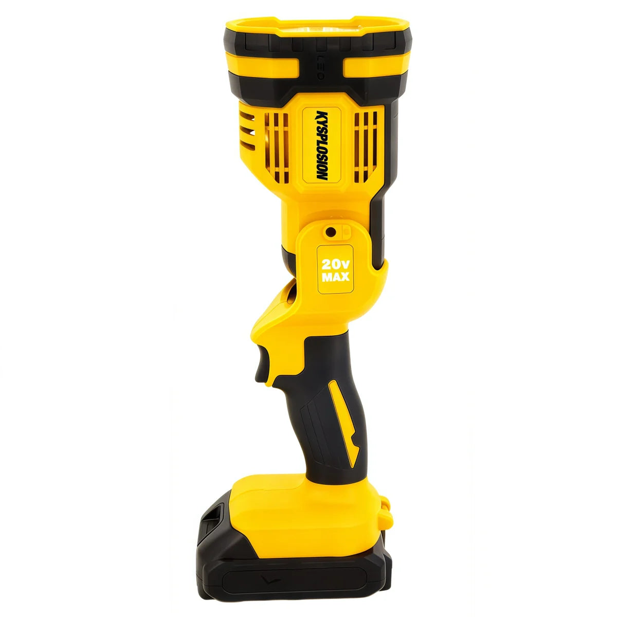 Cordless LED Work Light Handheld Spotlight with 508 Yard Distance Pivoting Head 1500 Lumens For DEWALT 20V battery