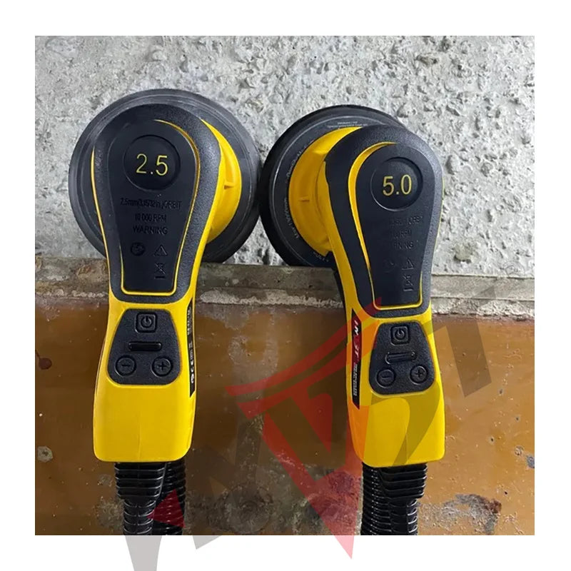 HYVST 6" 5.0mm/2.5mm Multi-function Automotive Brushless Random Electric Orbital Sander Variable Speed Car Sanding Machine