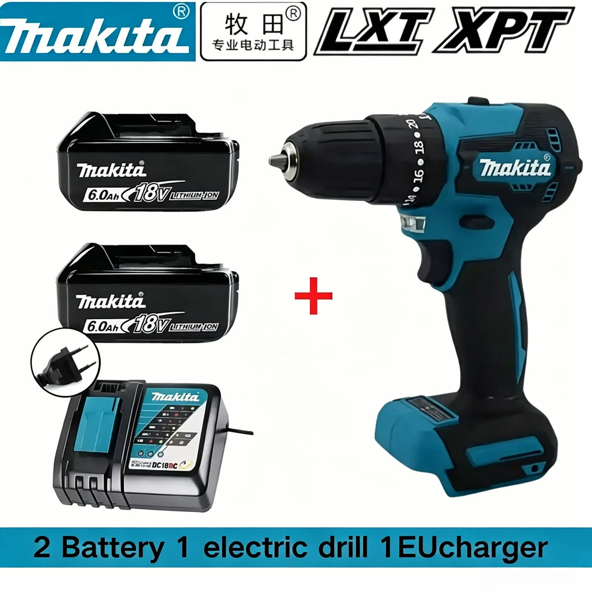 2026 Original Makita 18V LXT Lithium Battery 9.0Ah/6.0Ah/5.0Ah for BL1890 BL1860B BL1850 & DDF487