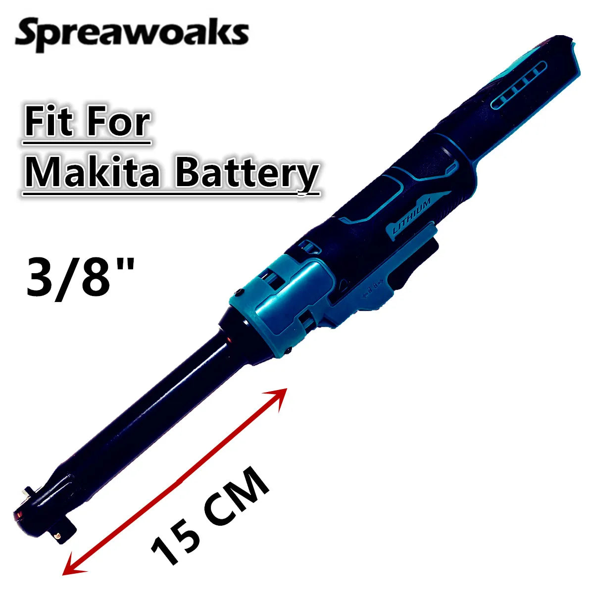 Electric Ratchet Wrench Upgraded Extended 3/8" Removal Screw Nut 220N.m Cordless Driver Power Tools For Makita 18V Battery