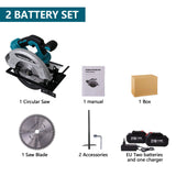 2026 New 4000W Brushless Circular Saw 185mm 11000RPM 0-45° Bevel Cutting Compatible with Makita 18V Battery Pin for Wood Tile