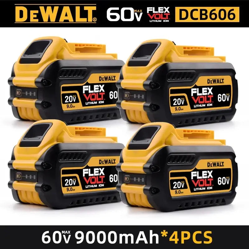Original DEWALT 20V/60V Battery DCB606 DCB609 DCB182 DCB205 DCB206 DCB209 Power Tool Dewalt 18V Battery 6AH 9AH Battery.