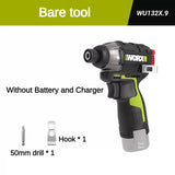 Worx WU132X WU132 Cordless Impact Screwdriver 320W 160Nm 12v 3600rpm Brushless Motor Adjust Torque Univeral Battery Power Tool