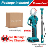 Kamolee 50mm Brushless Cordless Electric scissors Pruner pruning Shears Efficient Fruit Tree Bonsai Pruning Branche Cutter