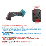 Oscillating Multi Function Tool Electric Saw With Trimmer /Shovel/Cutting Woodworking Speed Tool Fit Makita/Dewalt 18V Battery