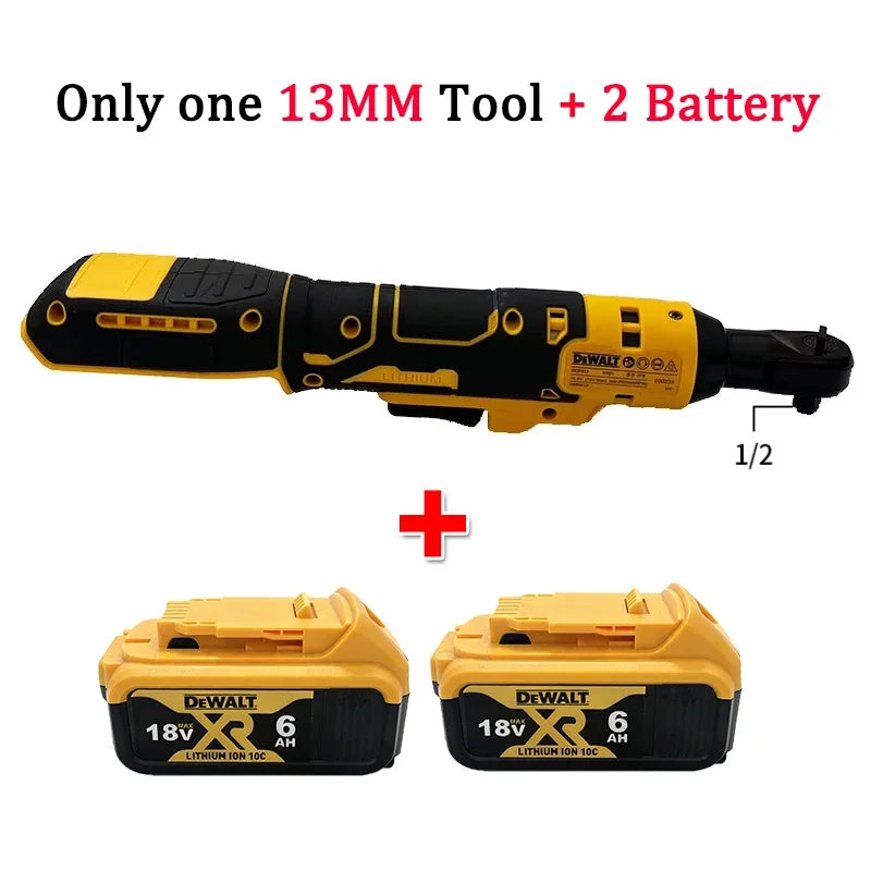 Dewalt DCF512 10mm13mm Inch Brushless Ratchet Right Angle Wrench LED Cordless Driver Variable Speed Power Wrench 20V Power Tool