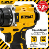 DEWALT DCD805 Cordless Drill with Brushless Motor, 20V MAX Long-Lasting Build Drill for Home Improvement & Jobsite Projects