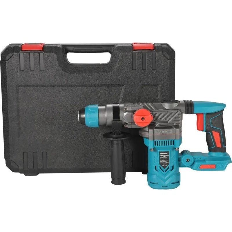 Heimerdinger Cordless brushless Rotary Hammer Drill, 1-1/8" SDS-Plus 3.2J Multi-functional Heavy Duty hammer drill, No battery