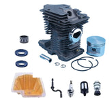 46mm Nikasil Plated Cylinder Piston Ring Kit For Stihl MS270 MS280 MS280C MS 270 280 Chainsaw Replace Part # 1133 020 1203