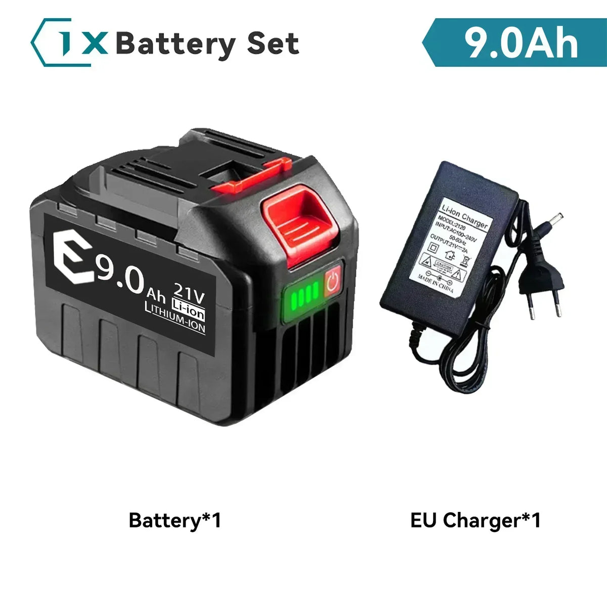18V 21V MAX Rechargeable Battery 928VF 9000mah Li-ion Battery BL1430B BL1830B BL1850B for Makita 21V Tool Replacement Battery