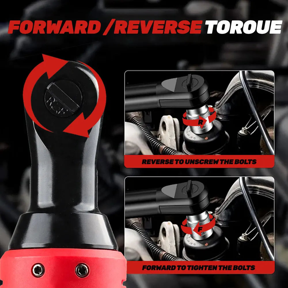 LYUWO 12V 3/8 rechargeable lithium battery wrench, stage construction, motorcycle maintenance, small household appliances.