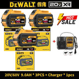 100% Original DeWALT 20V/60V 9.0Ah Power Tool Battery DCB206 DCB205 DCB200 DCF887 DCG405 DCD791 DCF922 DCF850 DCD805 Tool Batter