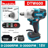 Makita DTW600 Screwdriver Machine Brushless Electric Screwdriver Rechargable Drill Driver Compatible with Makita 18V Battery