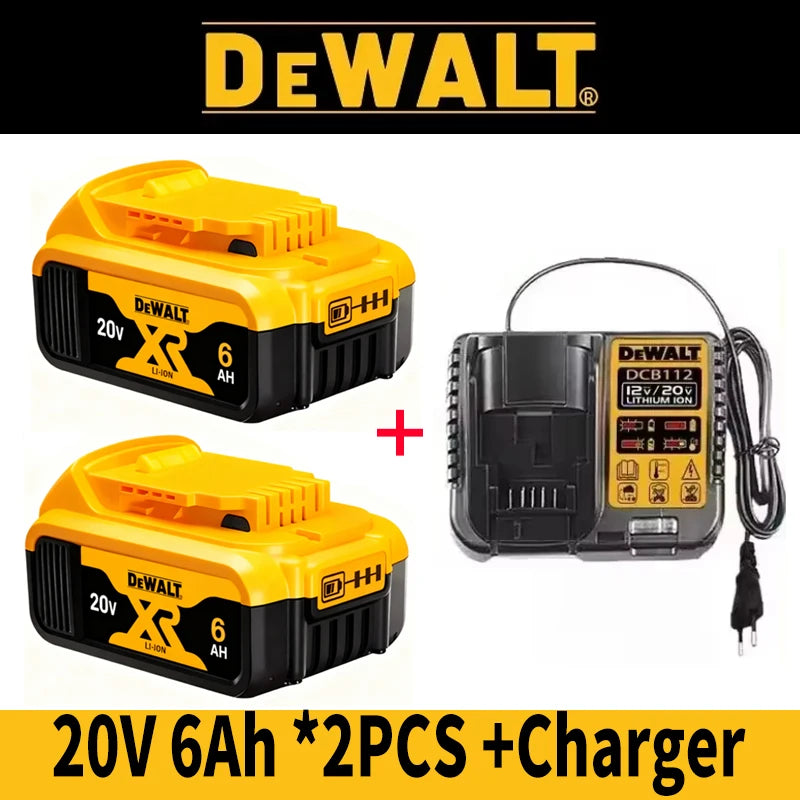 100% Genuine DEWALT Battery 60V 9Ah Flexvolt battery 20V 6Ah 5Ah DCB1104 DCB609 DCB206 For Dewalt rechargeable tool battery
