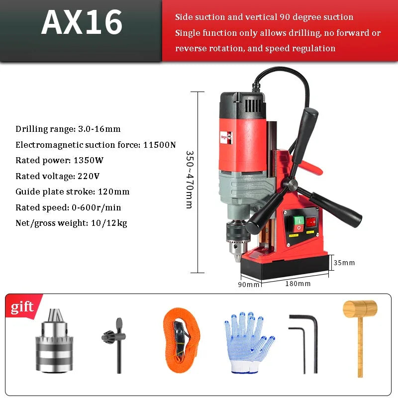 Industrial Grade Magnetic Drill Powerful Drilling Machine Magnetic Drill Press Machine for Engineering Steel Structure