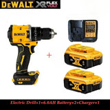 DEWALT DCD805 20V Brushless Hammer Drill with Lithium-ion Battery Kit, Compact Multi-function Percussion Drill for Home & Pro