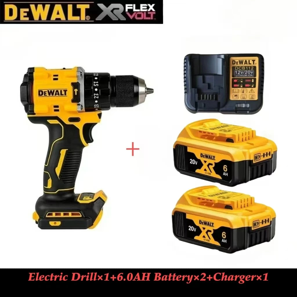 DEWALT DCD805 20V Brushless Hammer Drill with Lithium-ion Battery Kit, Compact Multi-function Percussion Drill for Home & Pro