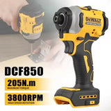 Dewalt DCF850 Wireless Electric Screwdriver Brushed Motor 1.1kg LED Suitable for Screw Removal Drilling And Other Tasks