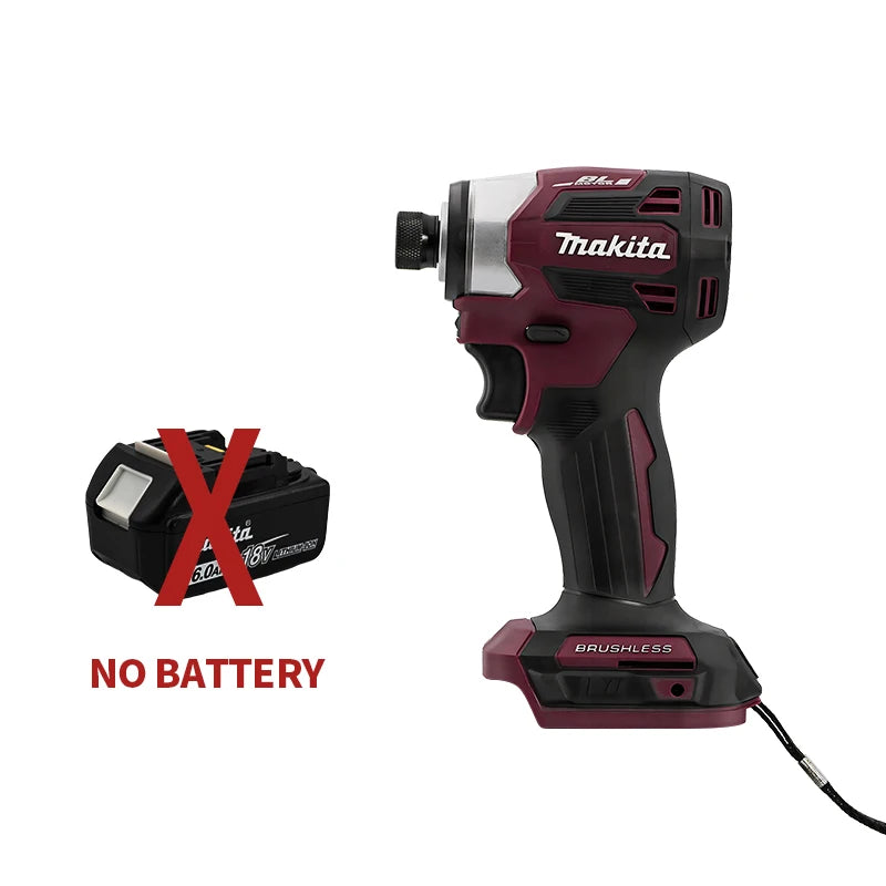 Makita DTD173 18V 180Nm Brushless Cordless Impact Driver with Ring Light Max Torque for Screw Bolt Wood Home DIY Power Tool