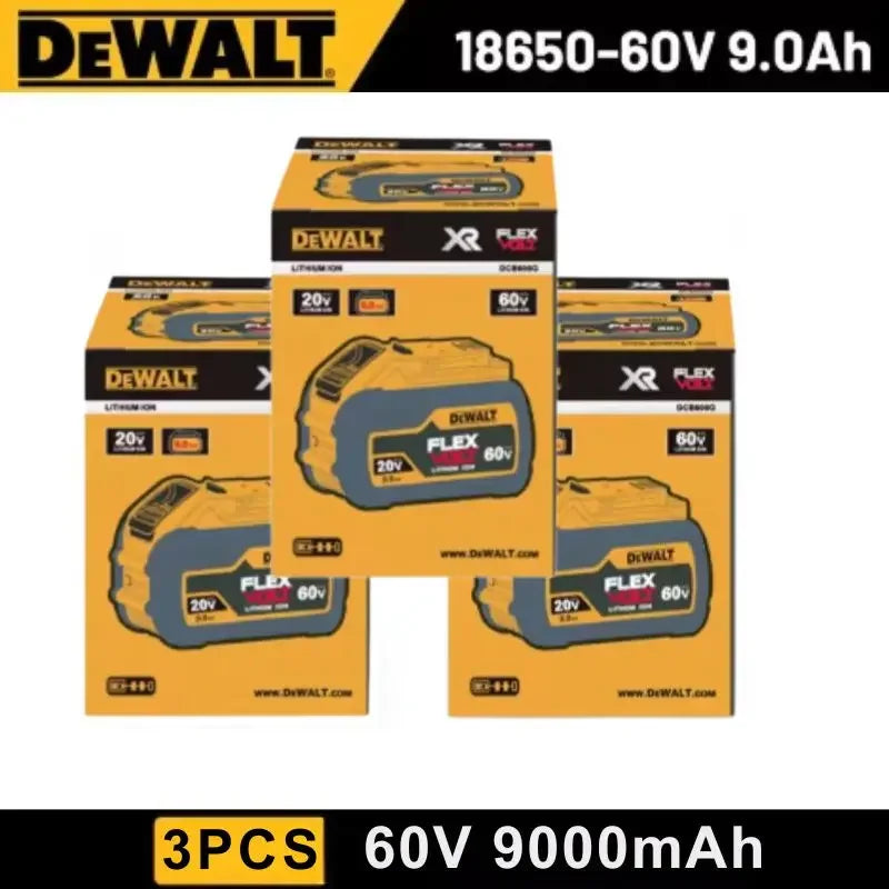 6Ah 9Ah DeWALT 100% Original Battery 20V/60V MAX FlexVolt for DCB606 DCB205 DCB206 DCB209 DCB182 Power Tool with Battery